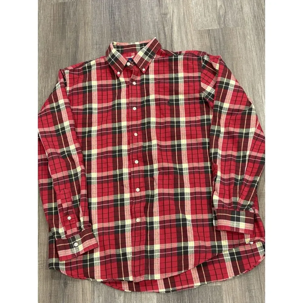 Ralph Lauren Classic Fit Size‎ XL Performance Flannel Men's Long Sleeve Plaid
